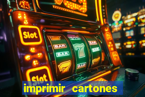 imprimir cartones de bingo